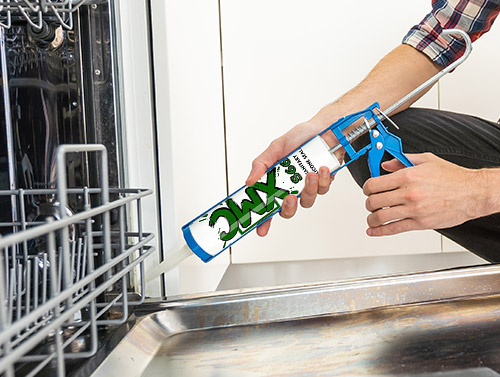 Selante de silicone de grau sanitário