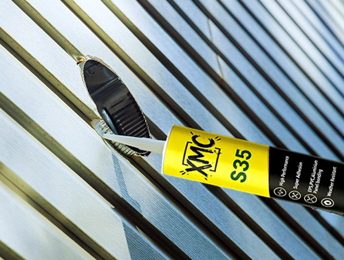 Selante à prova de intempéries de alto desempenho para placas EPS